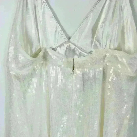 NEW! AMSALE Sequin Mini Dress with Tulle Overlay - Picture 5 of 6